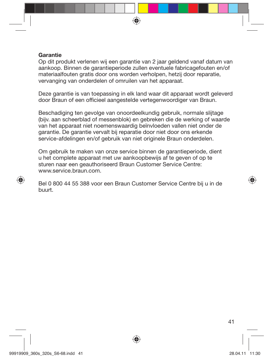 Braun 360s-4 Series 3 User Manual | Page 40 / 65