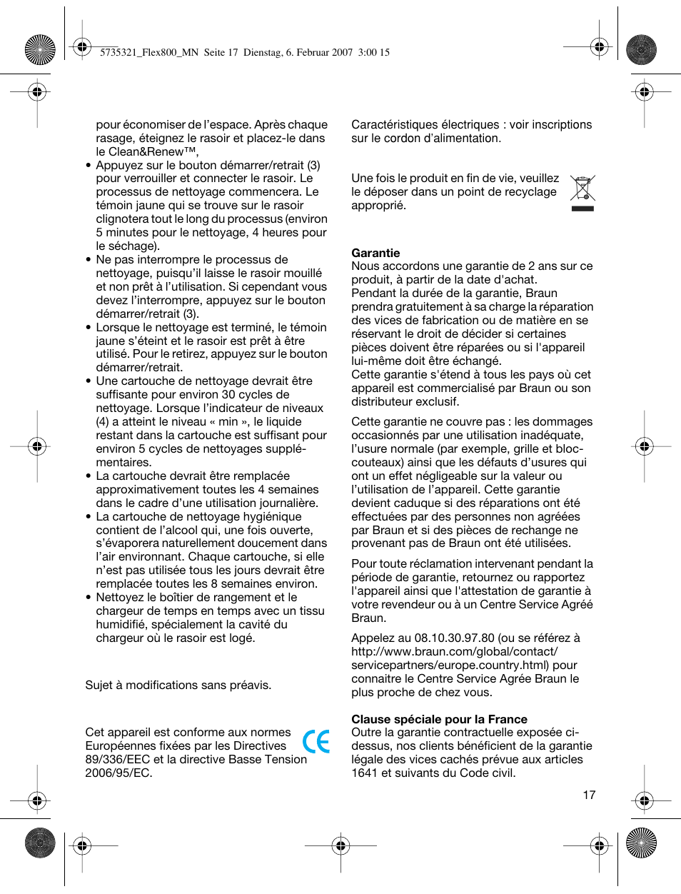 Braun 390cc-5735 Series 3 User Manual | Page 16 / 57