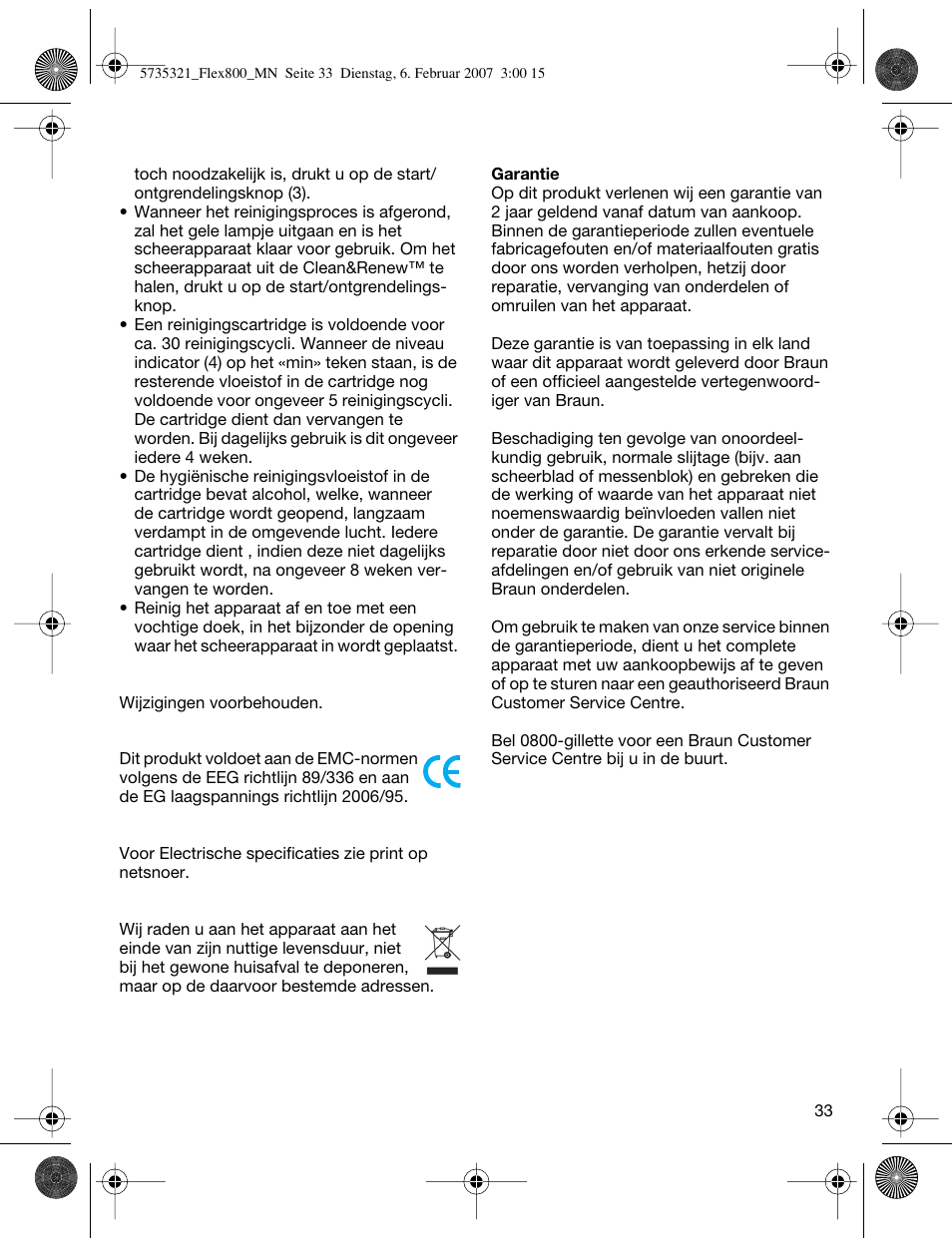 Braun 390cc-5735 Series 3 User Manual | Page 32 / 57