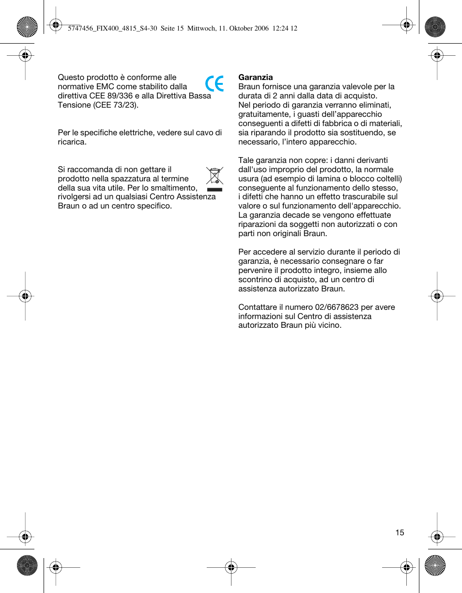 Braun 4815 SmartControl3  EU User Manual | Page 15 / 29