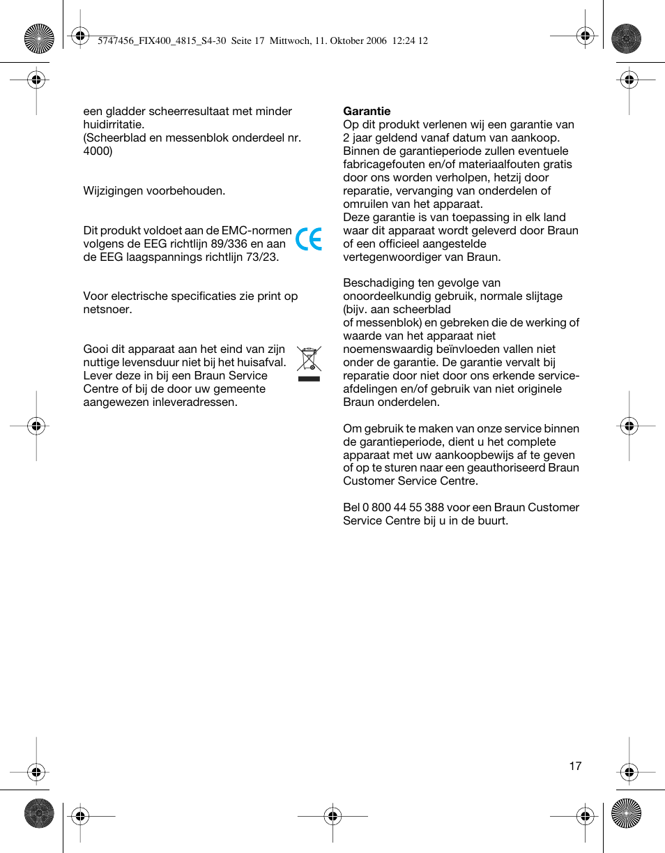 Braun 4815 SmartControl3  EU User Manual | Page 17 / 29