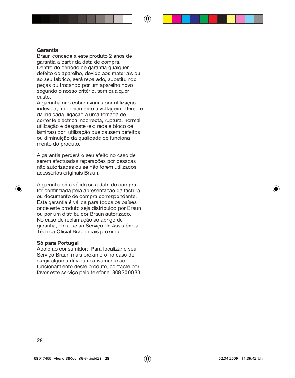 Braun 390cc-5772 Series 3 EU User Manual | Page 28 / 64