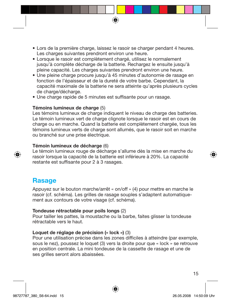 Rasage | Braun 380-5773 Series 3 User Manual | Page 14 / 61