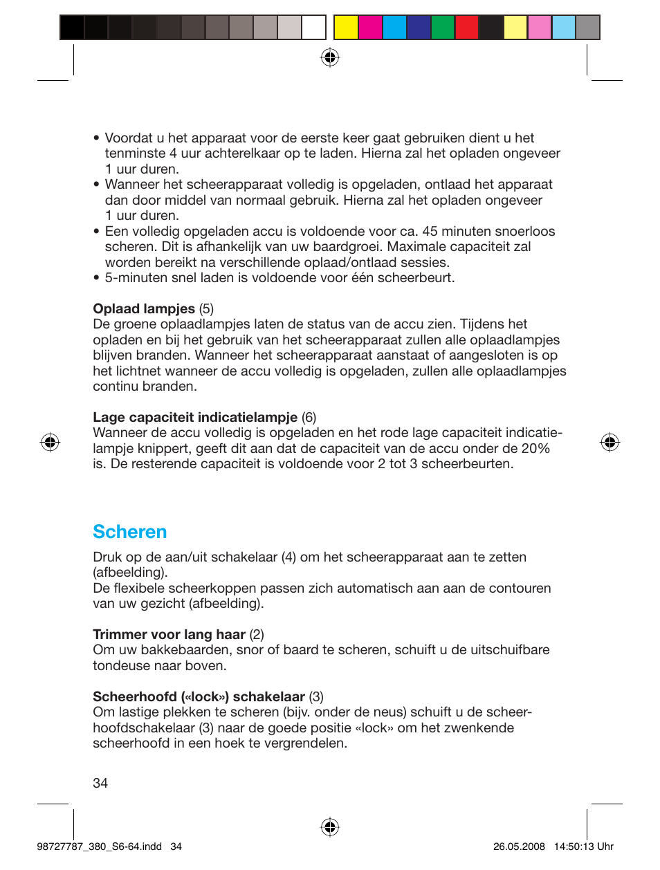 Scheren | Braun 380-5773 Series 3 User Manual | Page 33 / 61