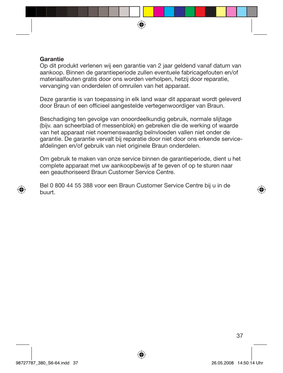 Braun 380-5773 Series 3 User Manual | Page 36 / 61
