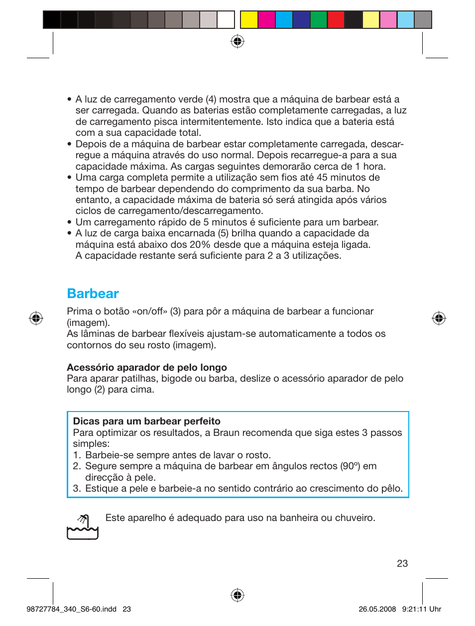 Barbear | Braun 340-5775 Series 3 User Manual | Page 22 / 56