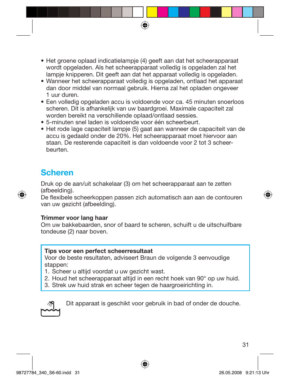 Scheren | Braun 340-5775 Series 3 User Manual | Page 30 / 56