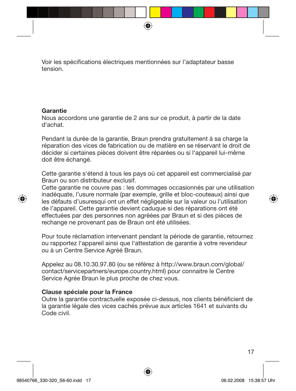 Braun 320 Series 3 User Manual | Page 16 / 57