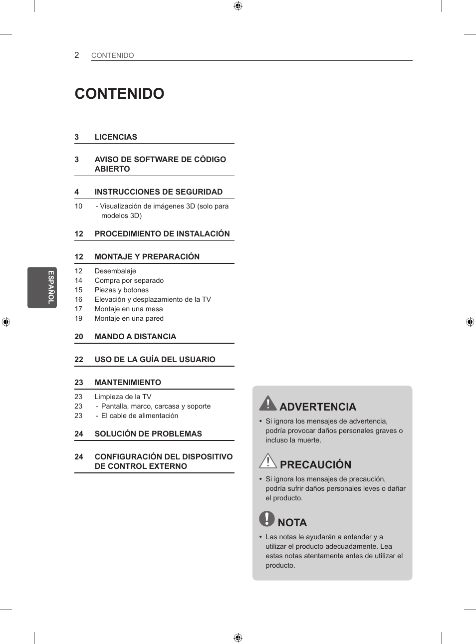 LG 42LN5406 User Manual | Page 130 / 256