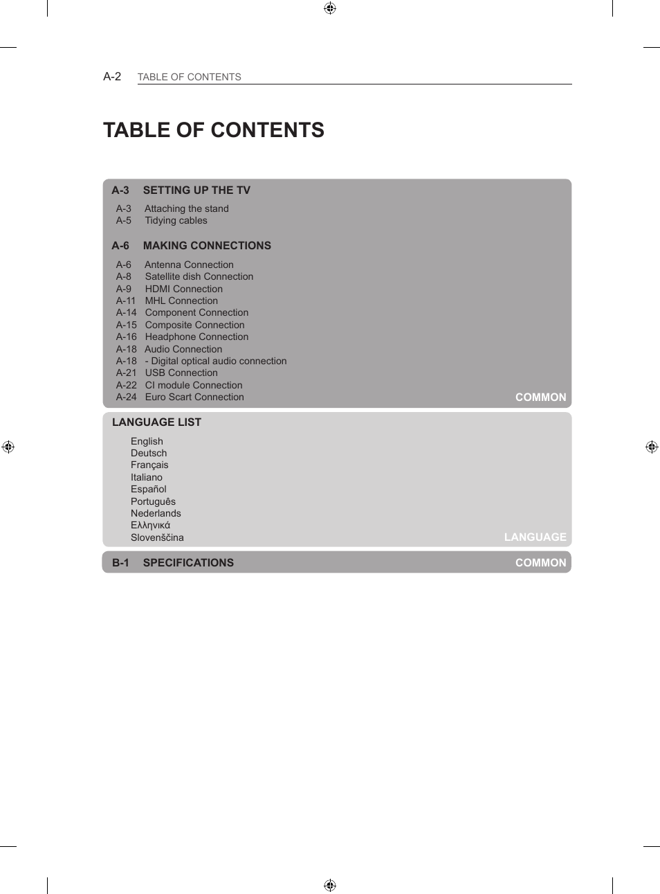 LG 42LN5406 User Manual | Page 2 / 256