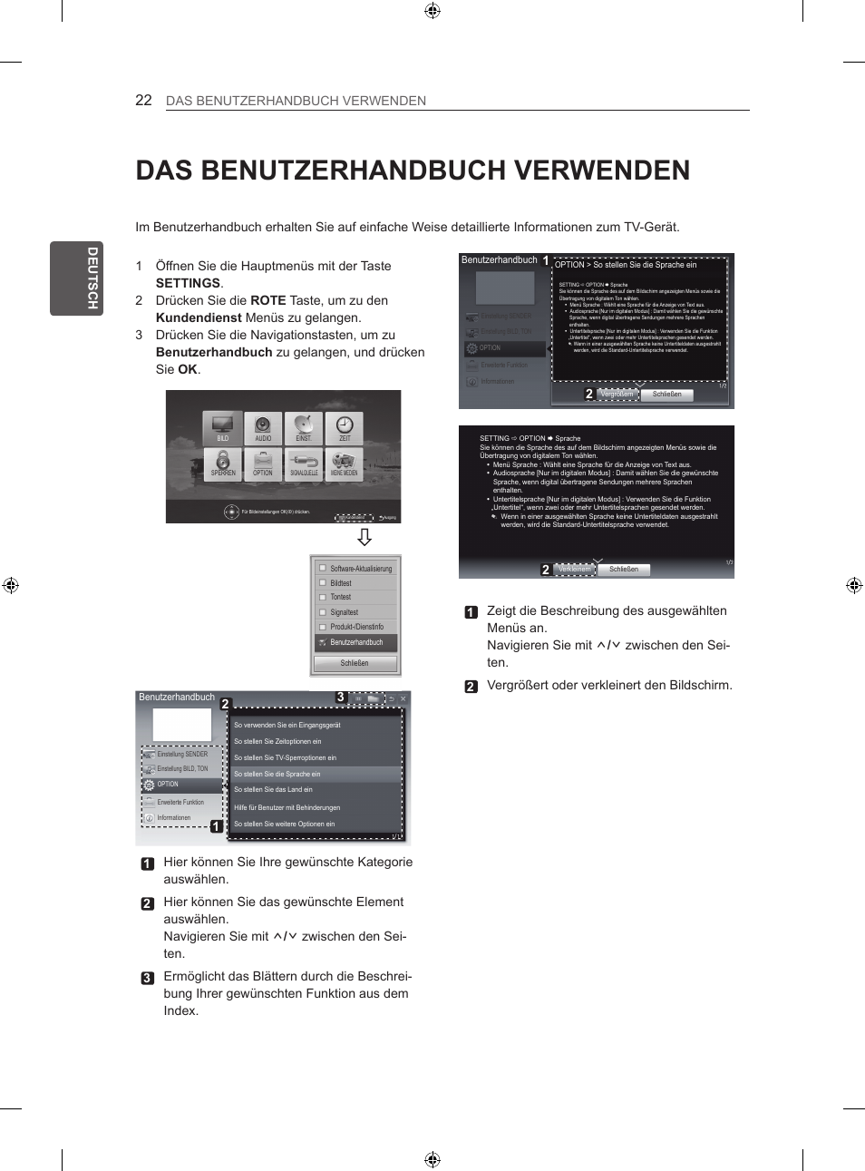 Das benutzerhandbuch verwenden | LG 42LN5406 User Manual | Page 76 / 256