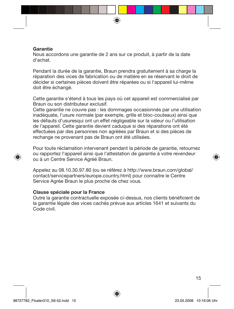 Braun 310 Series 3 User Manual | Page 14 / 49