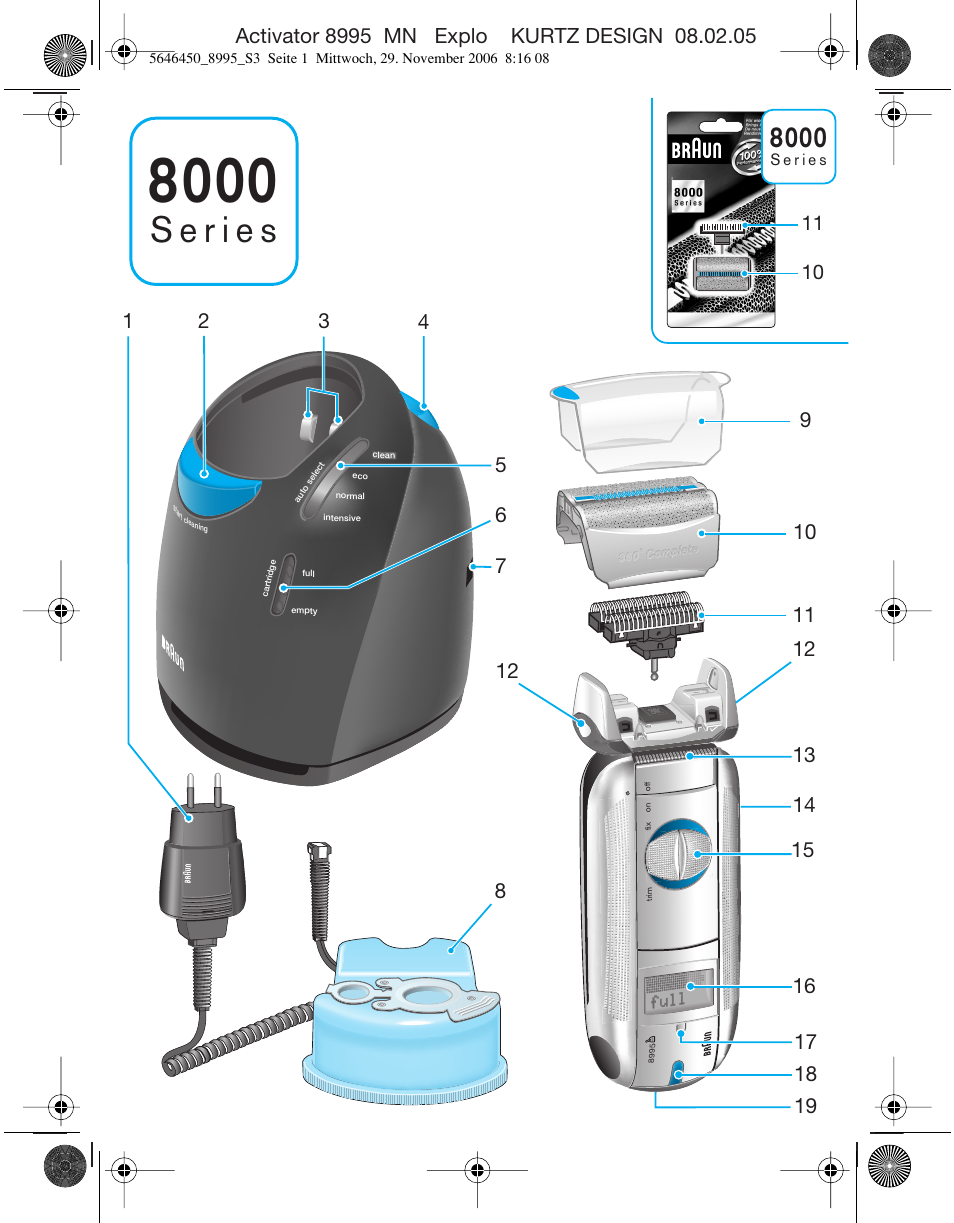 Braun 8995 360°Complete User Manual | Page 3 / 99