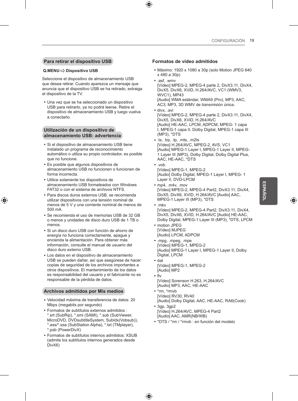 LG 50PB560U User Manual | Page 128 / 227