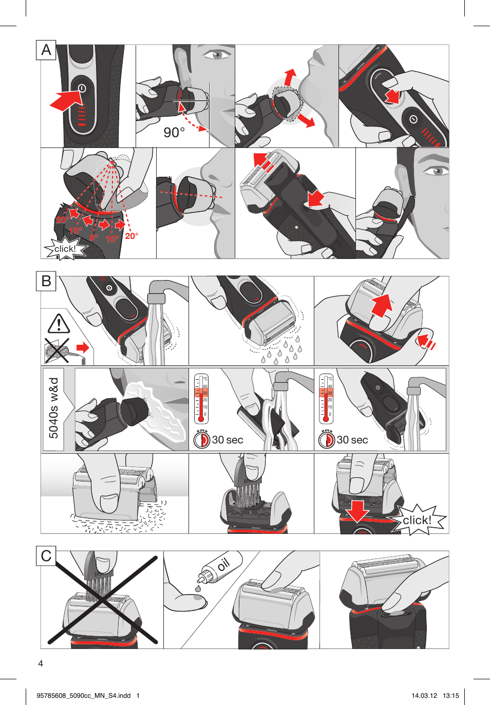 95785608_5090cc_mn_s4, Ac b, 5040s w&d click | 30 sec | Braun 5020s Series 5 User Manual | Page 4 / 70