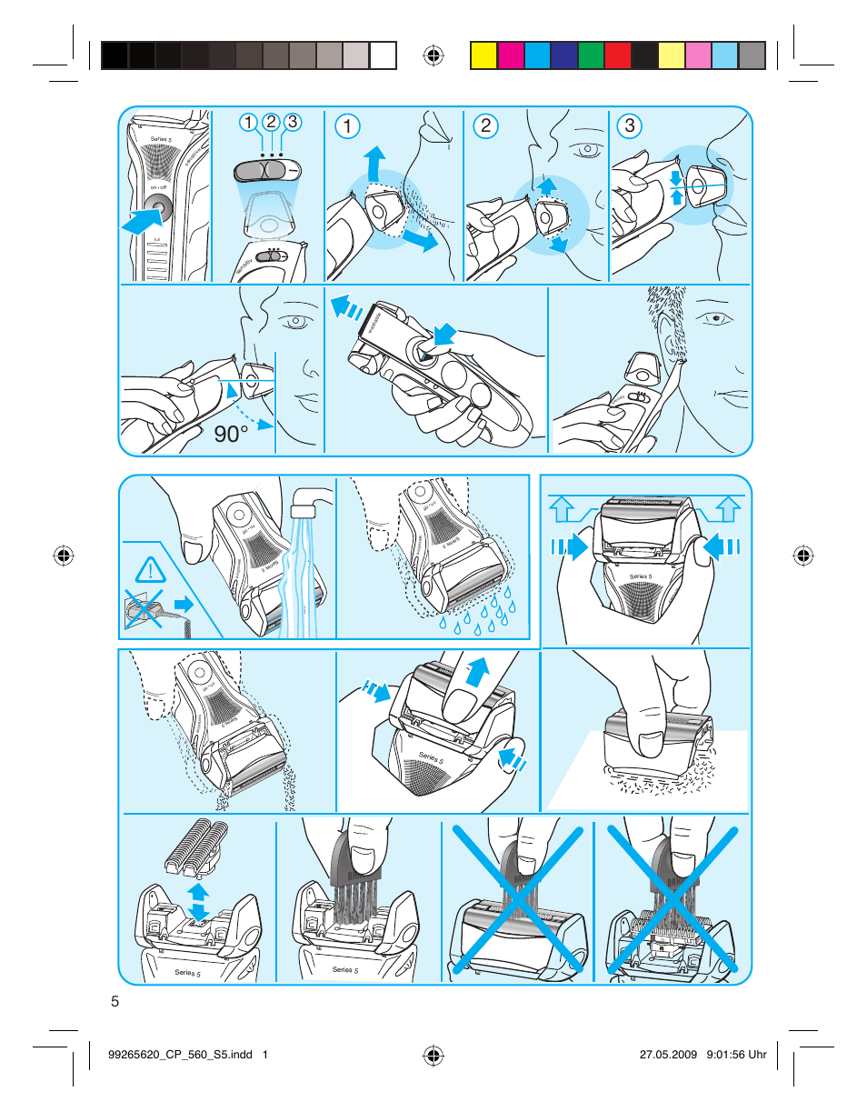 Braun 550 Series 5  EU User Manual | Page 4 / 44