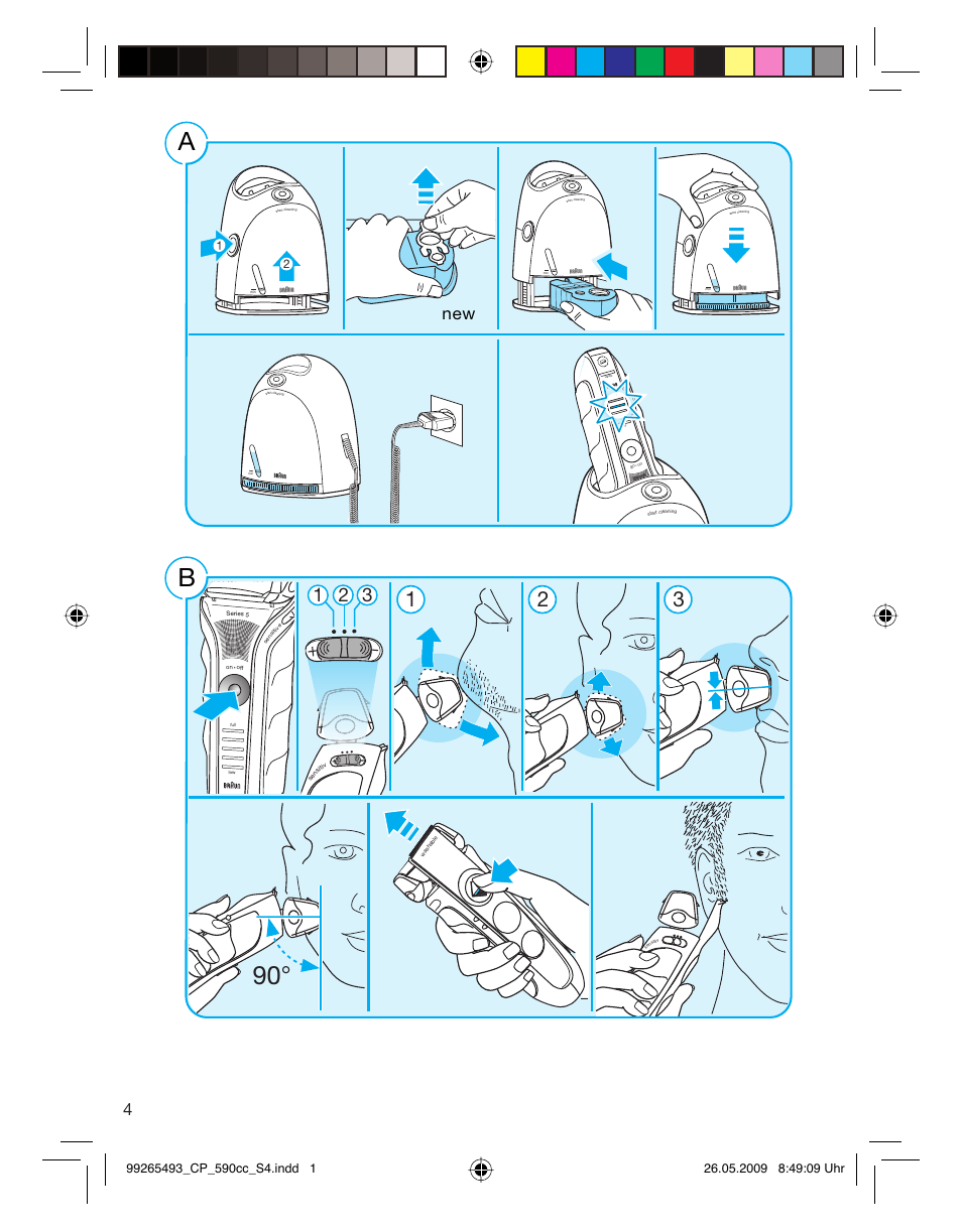 Braun 590cc Series 5  EU User Manual | Page 4 / 62