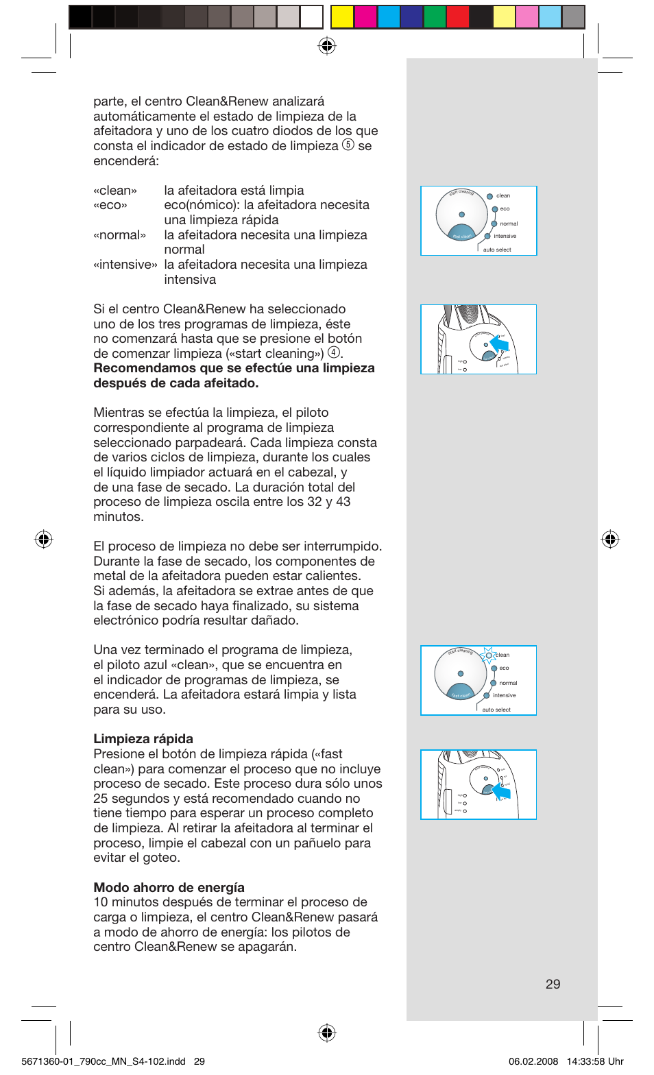 Braun 790cc-5671 Series 7 User Manual | Page 29 / 101