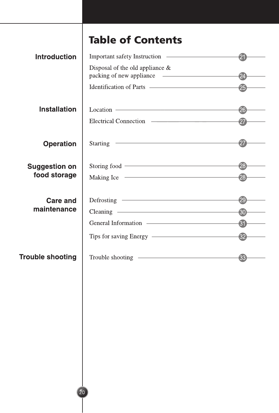 LG GC-254SQW User Manual | Page 19 / 70