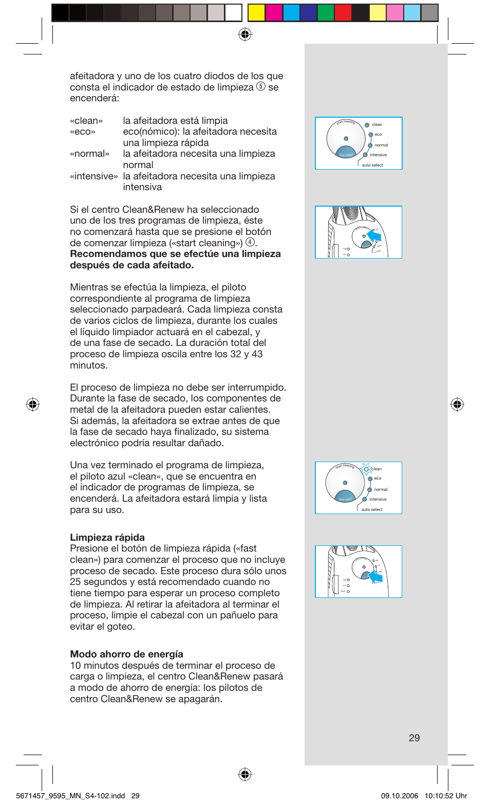 Braun 9595 Pulsonic User Manual | Page 29 / 101