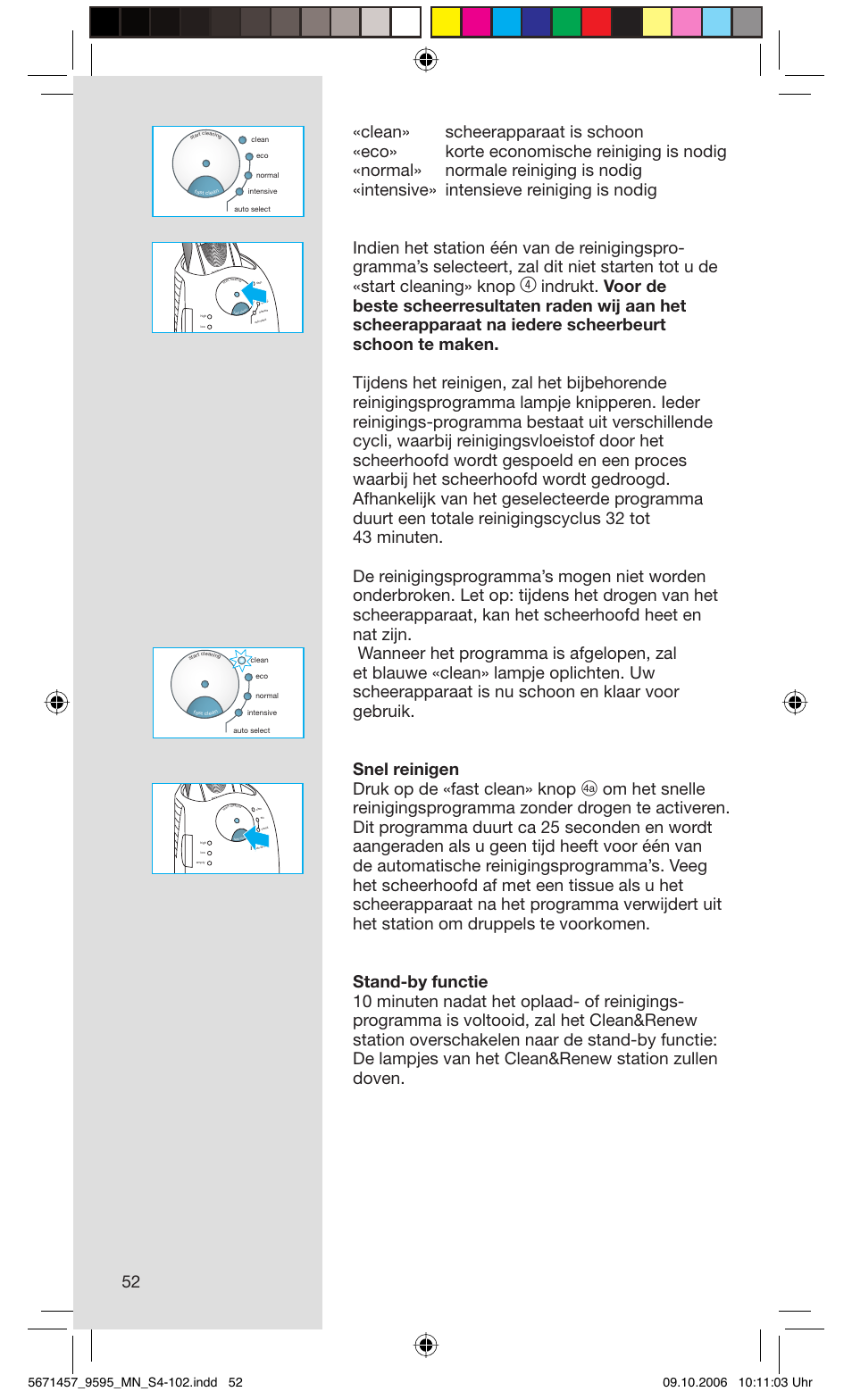 Braun 9595 Pulsonic User Manual | Page 52 / 101