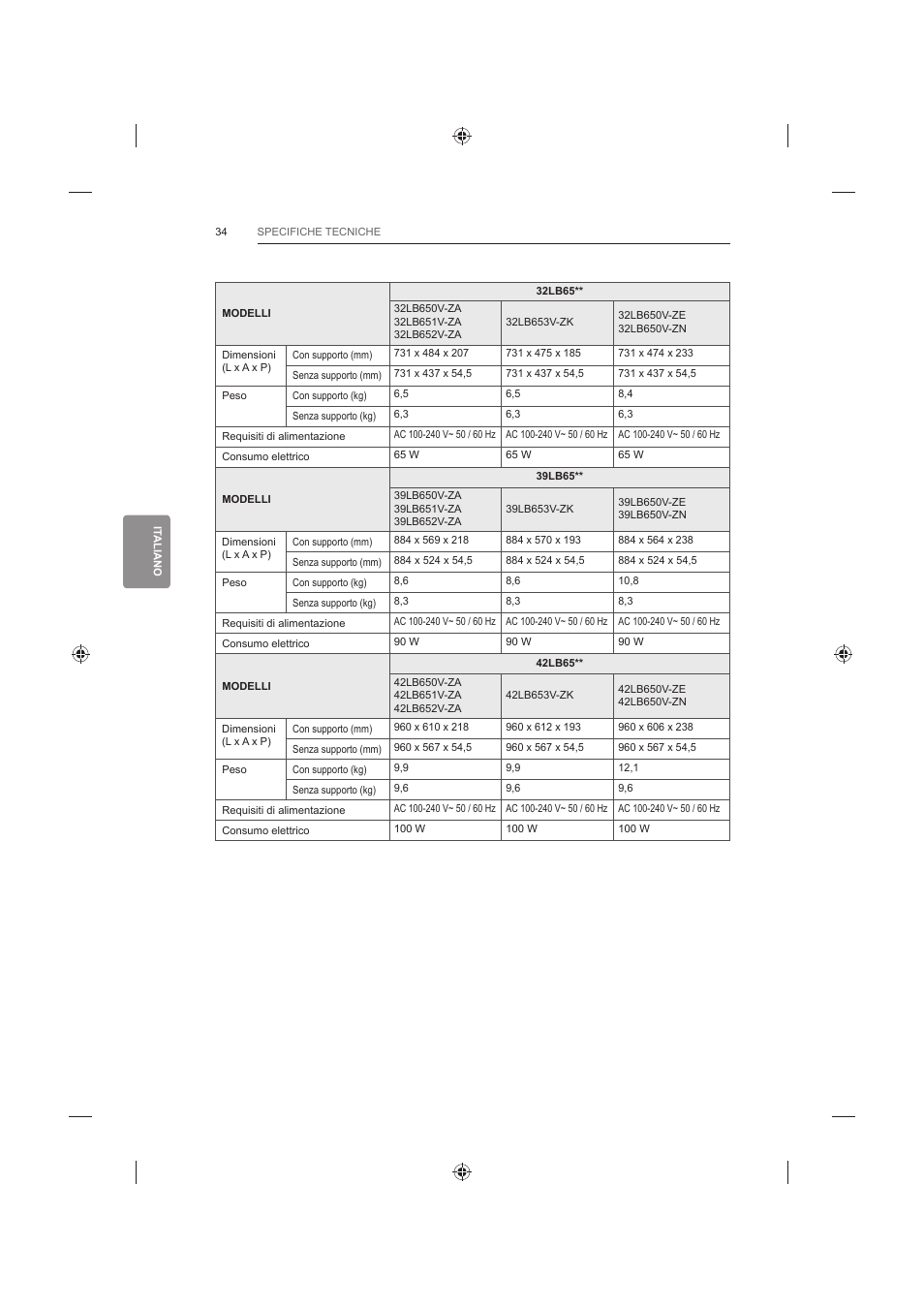LG 42LB652V User Manual | Page 178 / 360