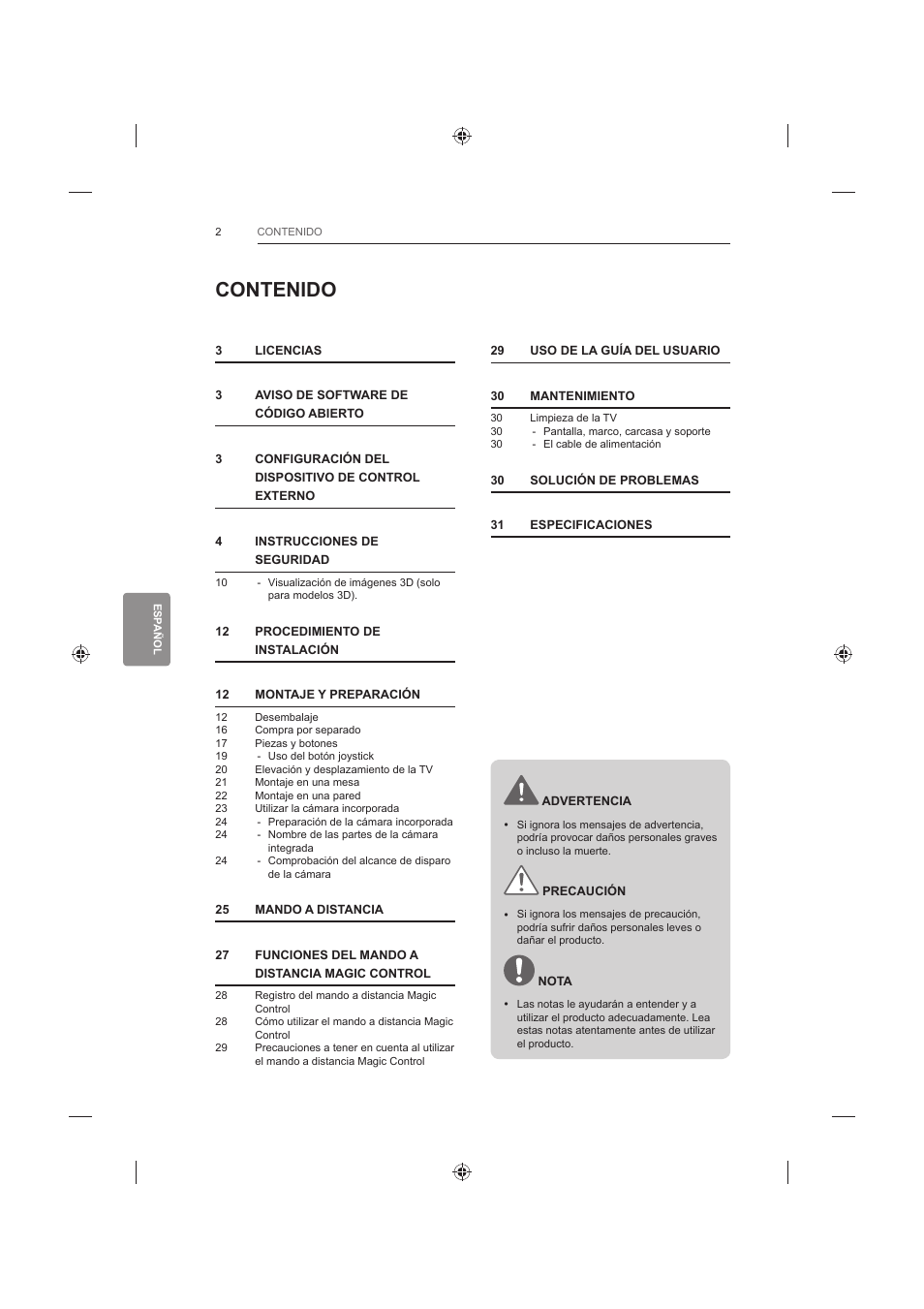 LG 42LB652V User Manual | Page 190 / 360