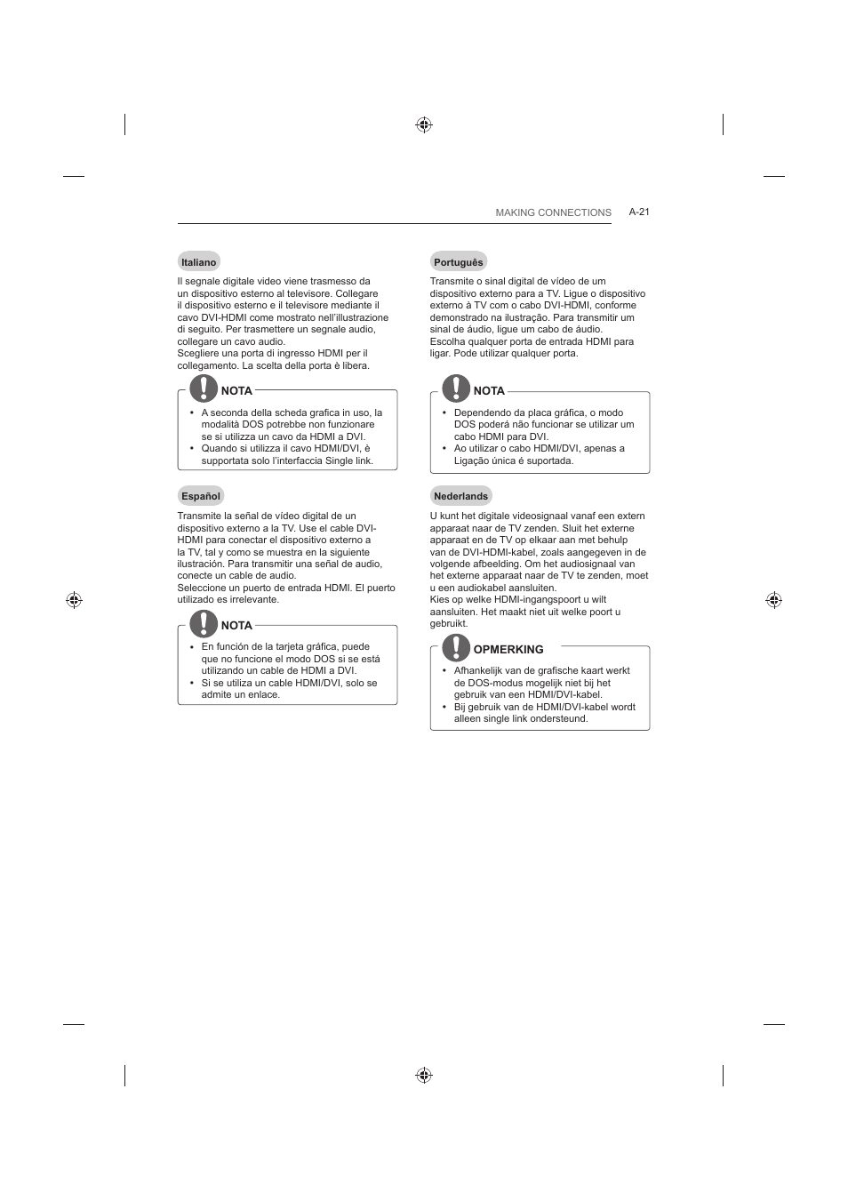 LG 42LB652V User Manual | Page 21 / 360