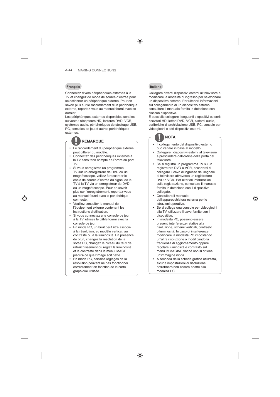 LG 42LB652V User Manual | Page 44 / 360