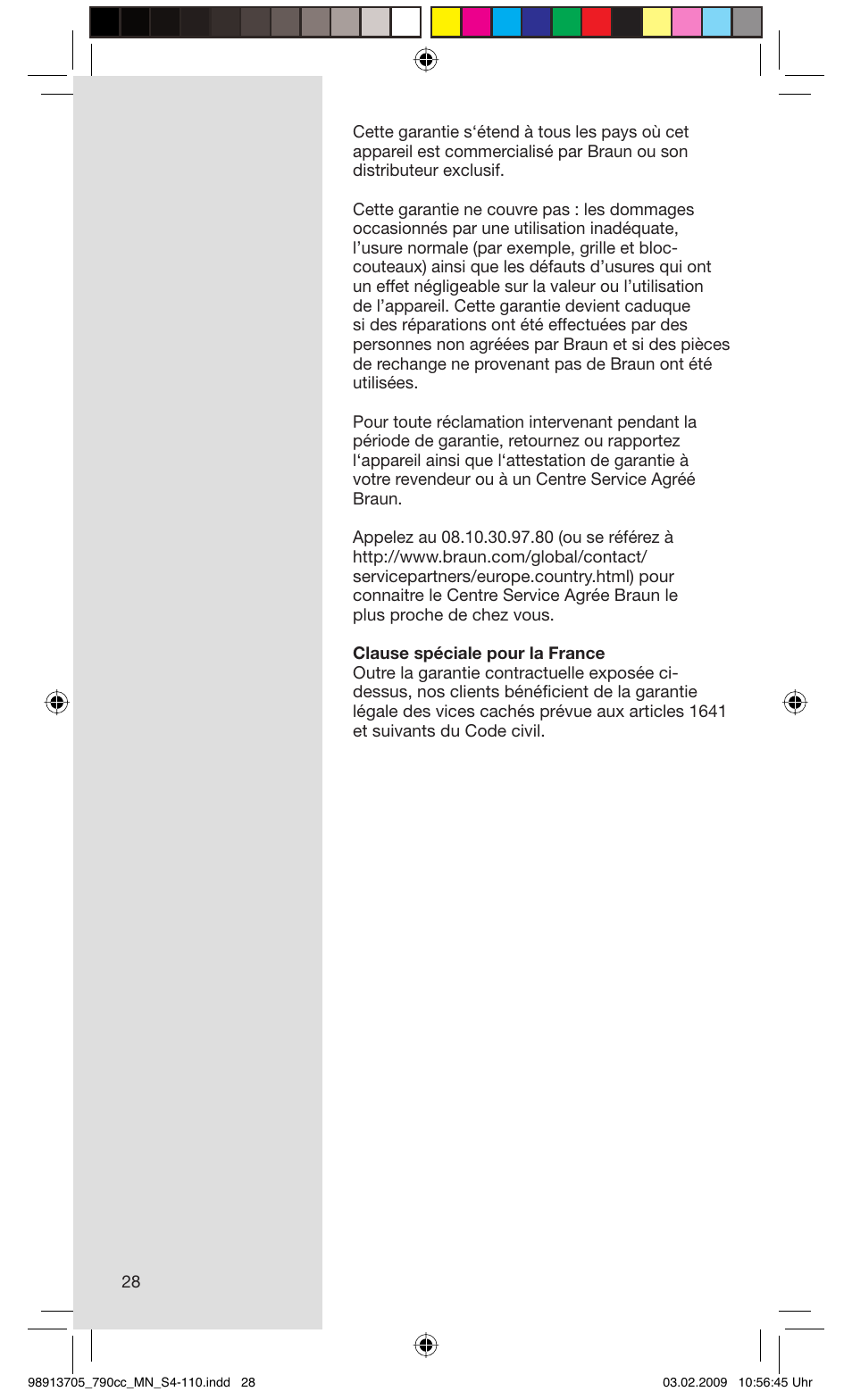 Braun 790cc-5692 Series 7 User Manual | Page 28 / 109