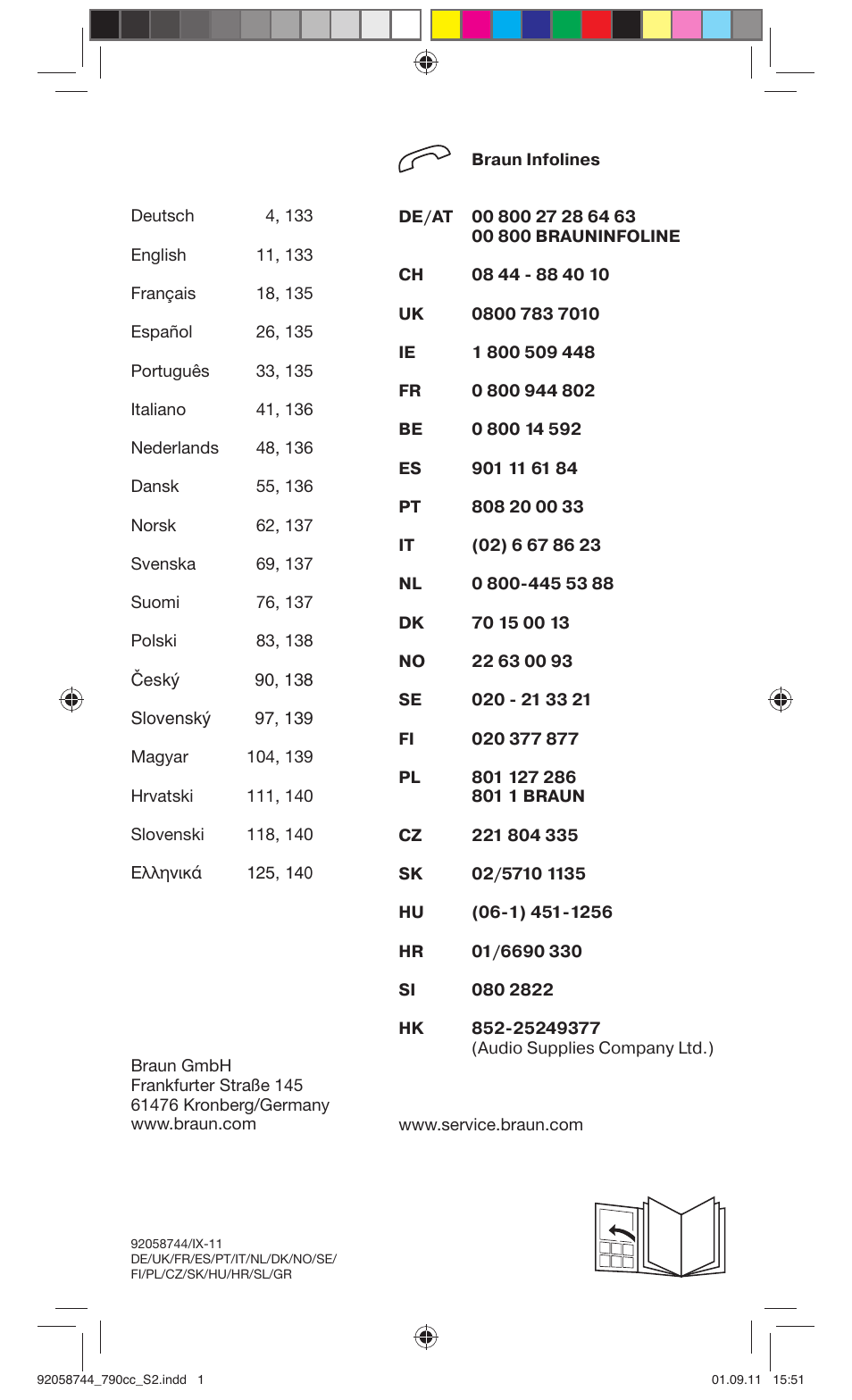Braun 790cc-4 Series 7 User Manual | Page 2 / 140