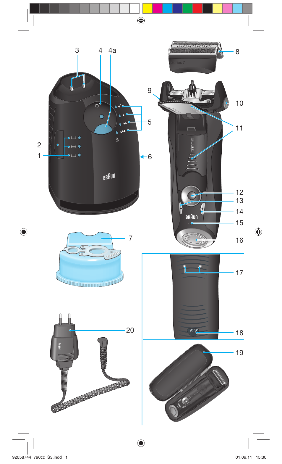 Braun 790cc-4 Series 7 User Manual | Page 3 / 140