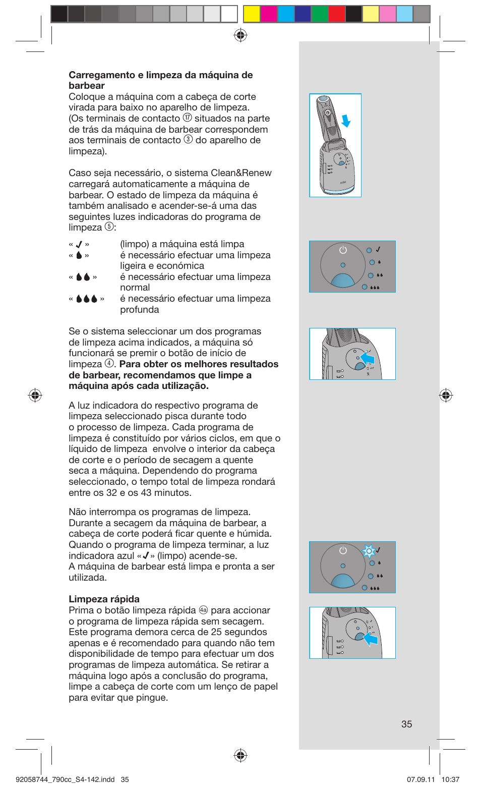 Braun 790cc-4 Series 7 User Manual | Page 35 / 140