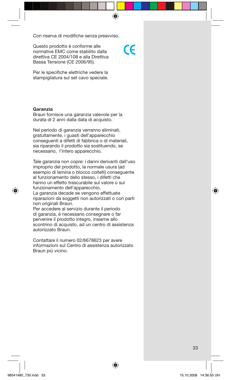 Braun 730-5694 Series 7 User Manual | Page 33 / 68