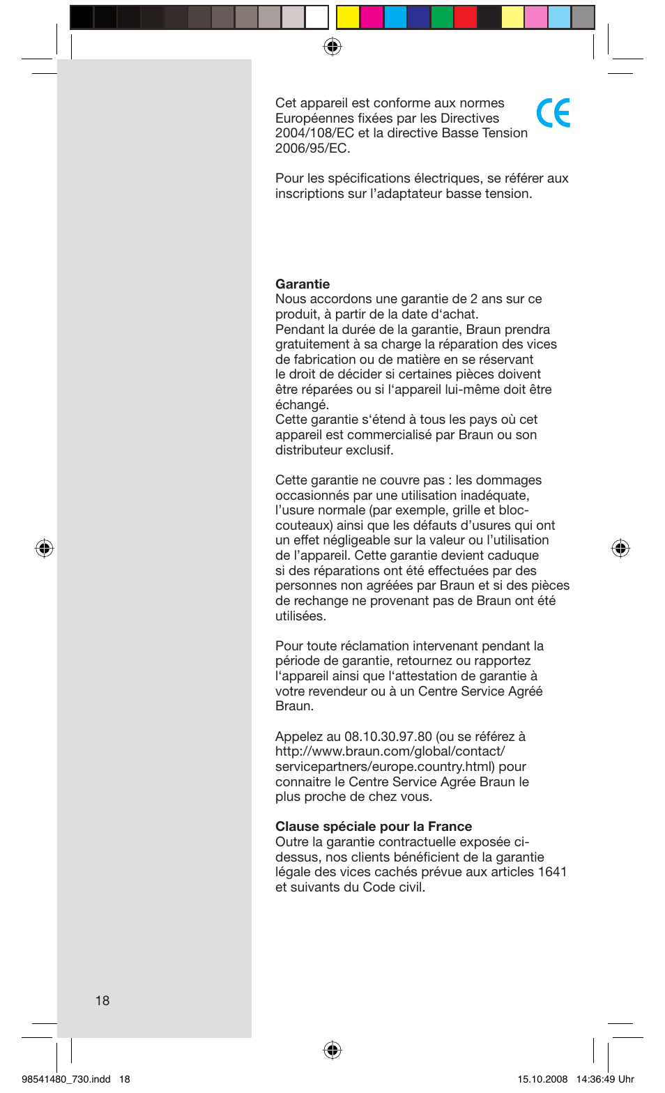 Braun 720 Series 7 User Manual | Page 18 / 68