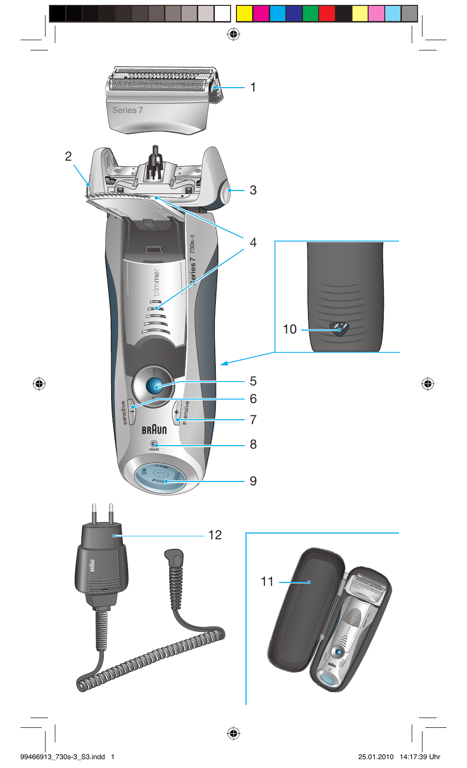 Series 7 | Braun 720s-3 Series 7  EU User Manual | Page 3 / 63