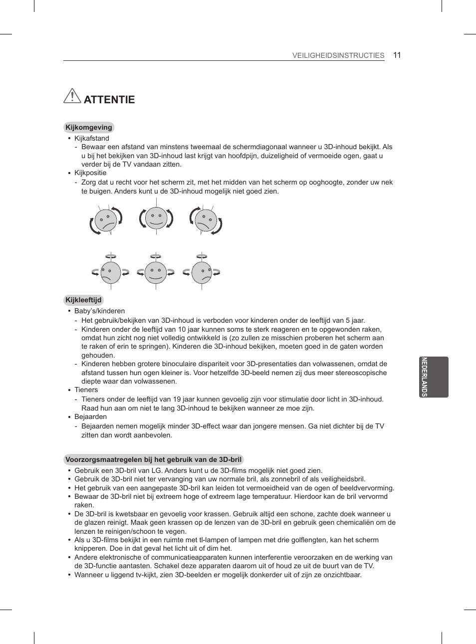 Attentie | LG 50PH6608 User Manual | Page 202 / 275