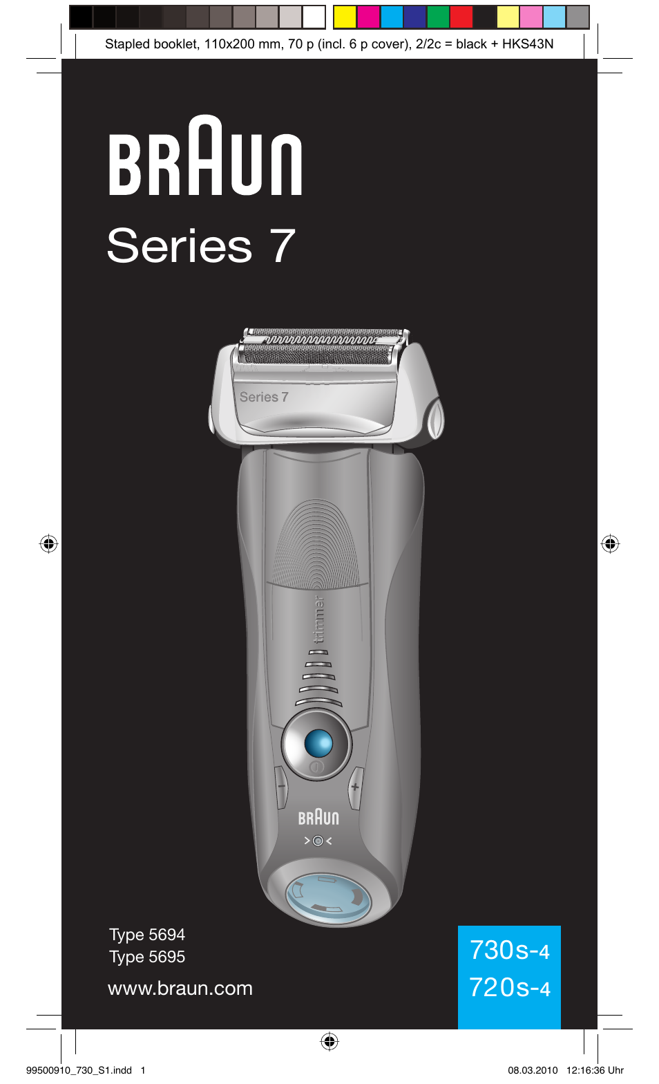 Braun 720s-4 Series 7  EU User Manual | 67 pages