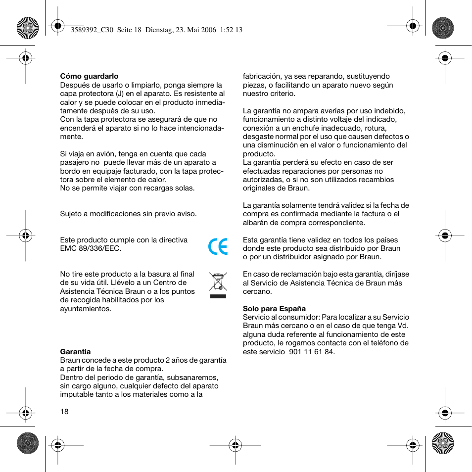 Braun C30S Cordless Styler User Manual | Page 17 / 53