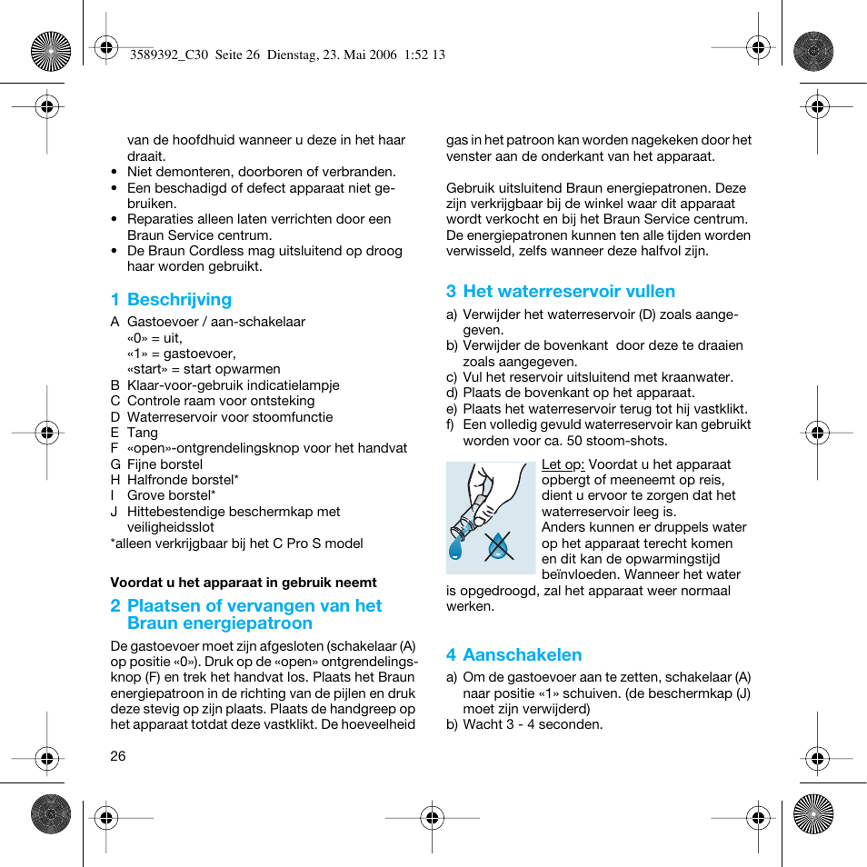 Braun C30S Cordless Styler User Manual | Page 25 / 53