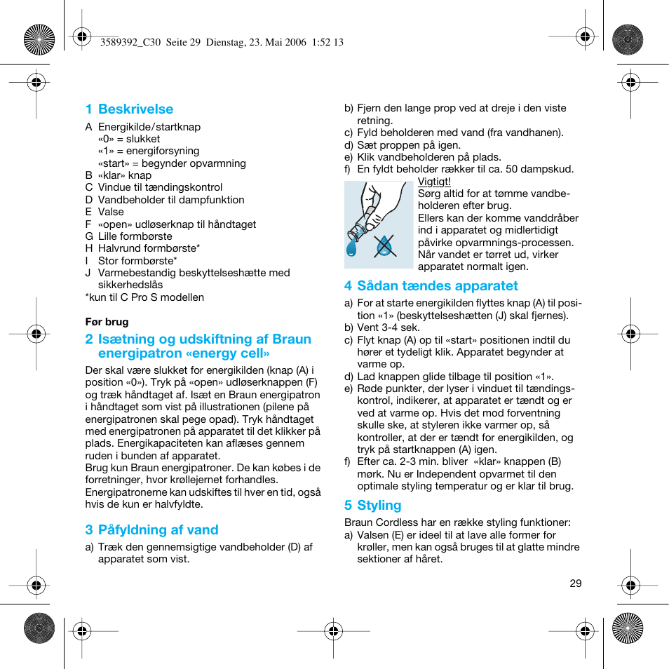 Braun C30S Cordless Styler User Manual | Page 28 / 53