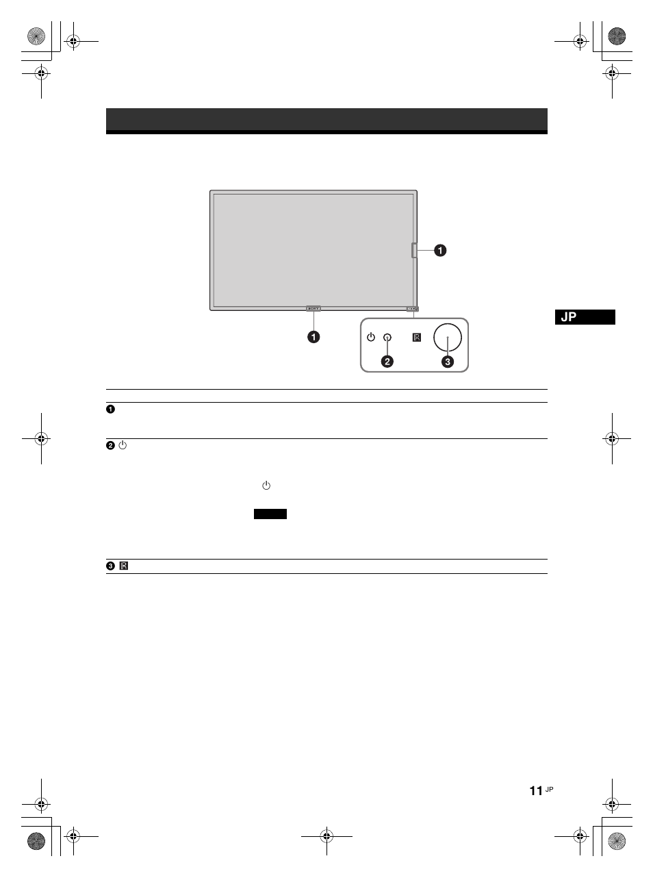 各部の名称と働き | LG LS42F User Manual | Page 11 / 302
