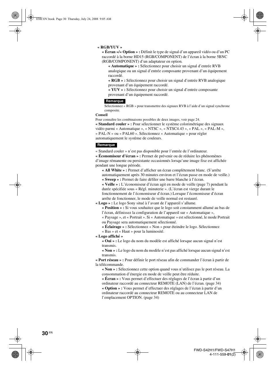 LG LS42F User Manual | Page 120 / 302