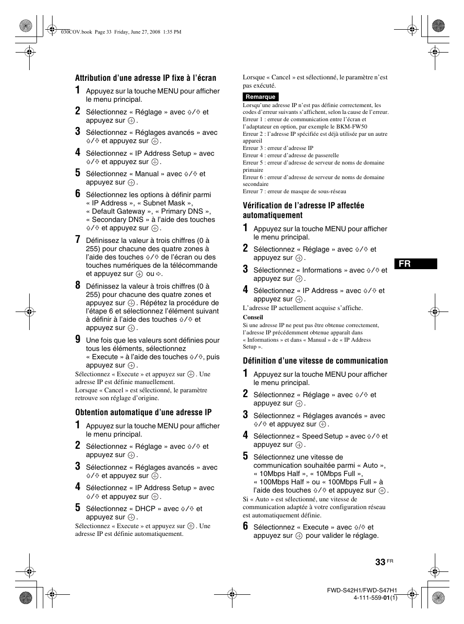 LG LS42F User Manual | Page 123 / 302