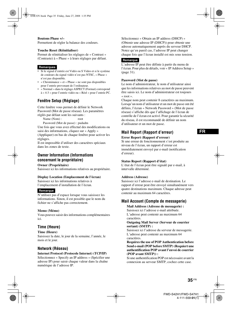 LG LS42F User Manual | Page 125 / 302