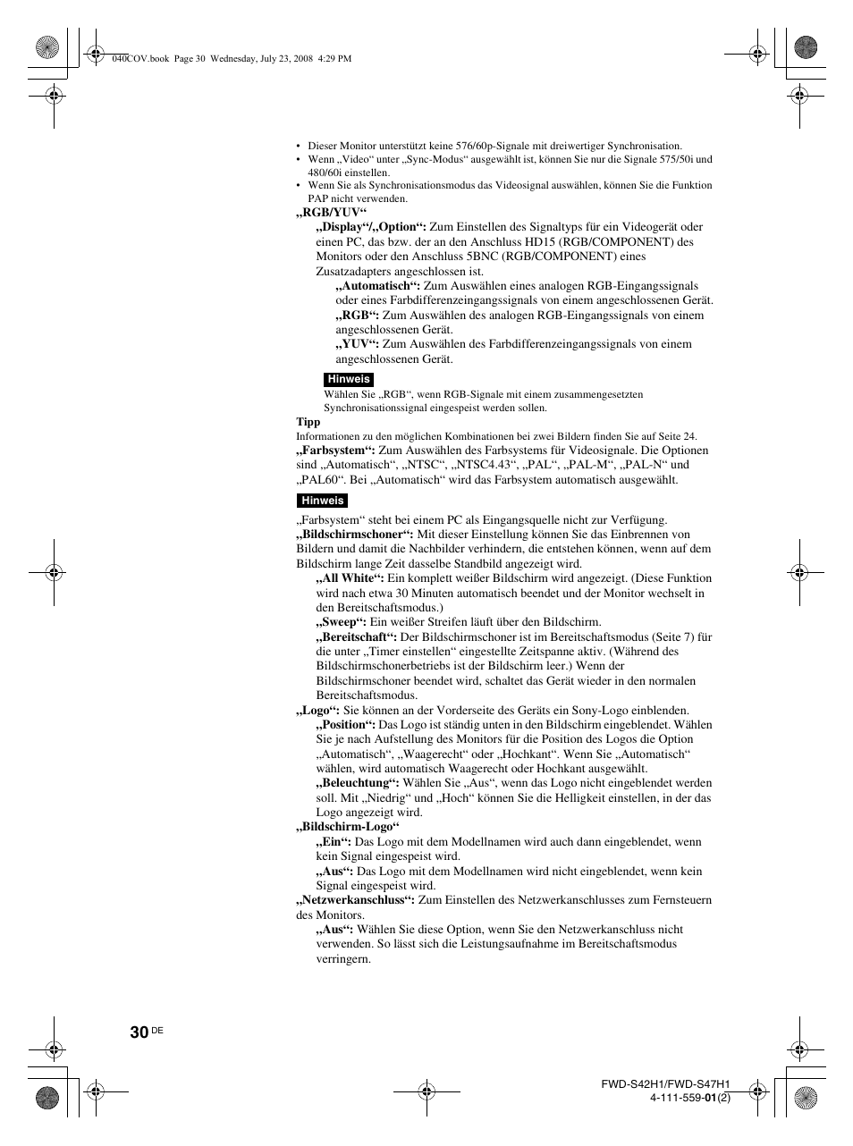 LG LS42F User Manual | Page 162 / 302