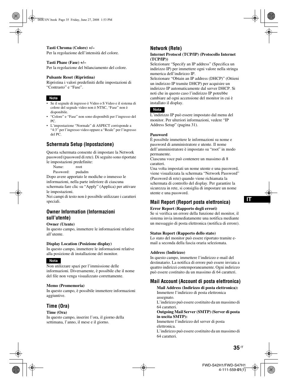 LG LS42F User Manual | Page 253 / 302
