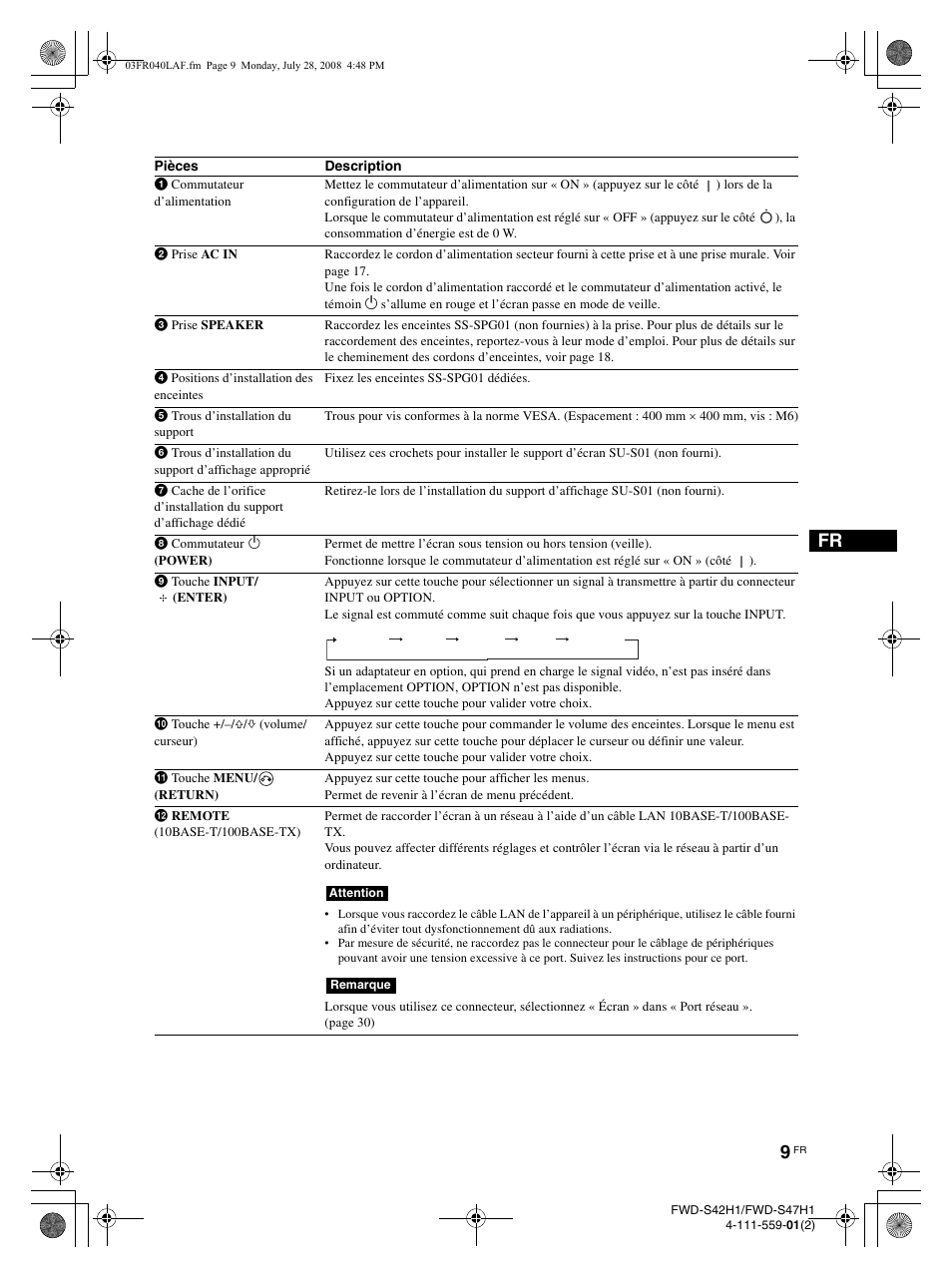 LG LS42F User Manual | Page 99 / 302