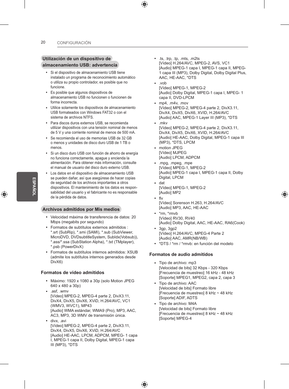 LG 24LB450B User Manual | Page 133 / 231