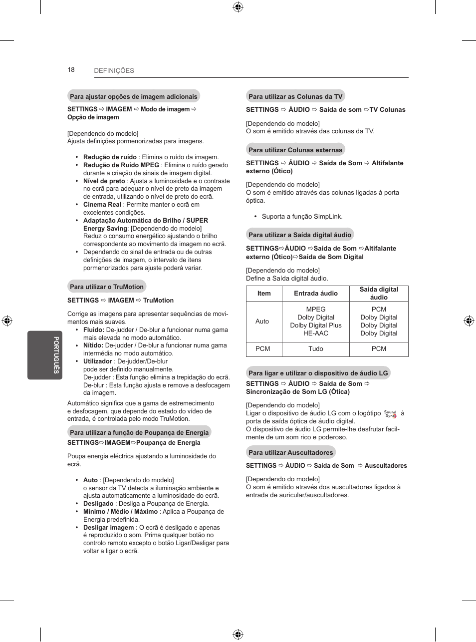 LG 24LB450B User Manual | Page 153 / 231